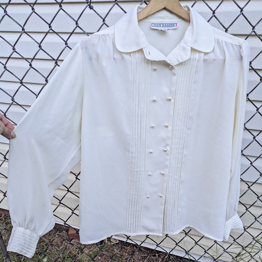 Harper White Blouse